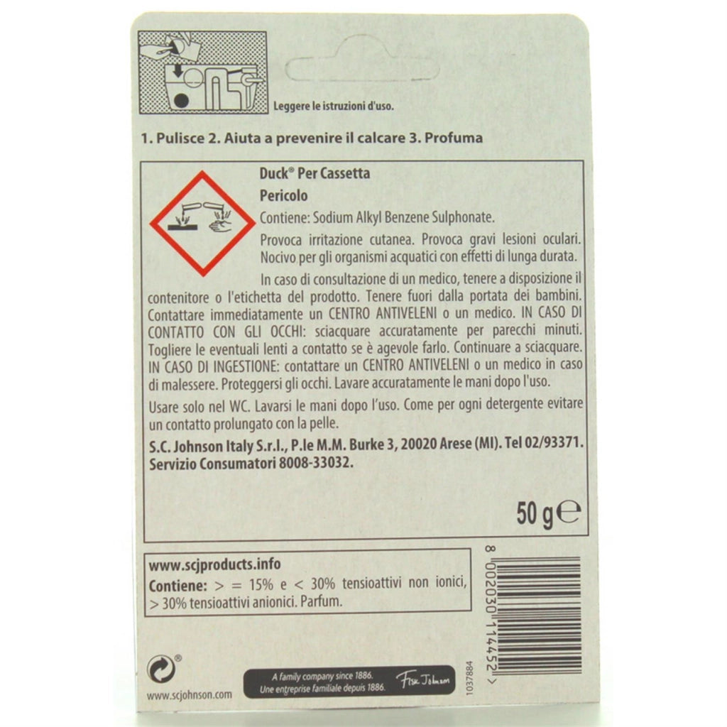 DUCK TAVOLETTA PER CASSETTA WC PROFUMO MARINE