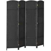 Biombo Separatore 4 Pannelli ¨C Minimal ¨C 160x170 cm Nero