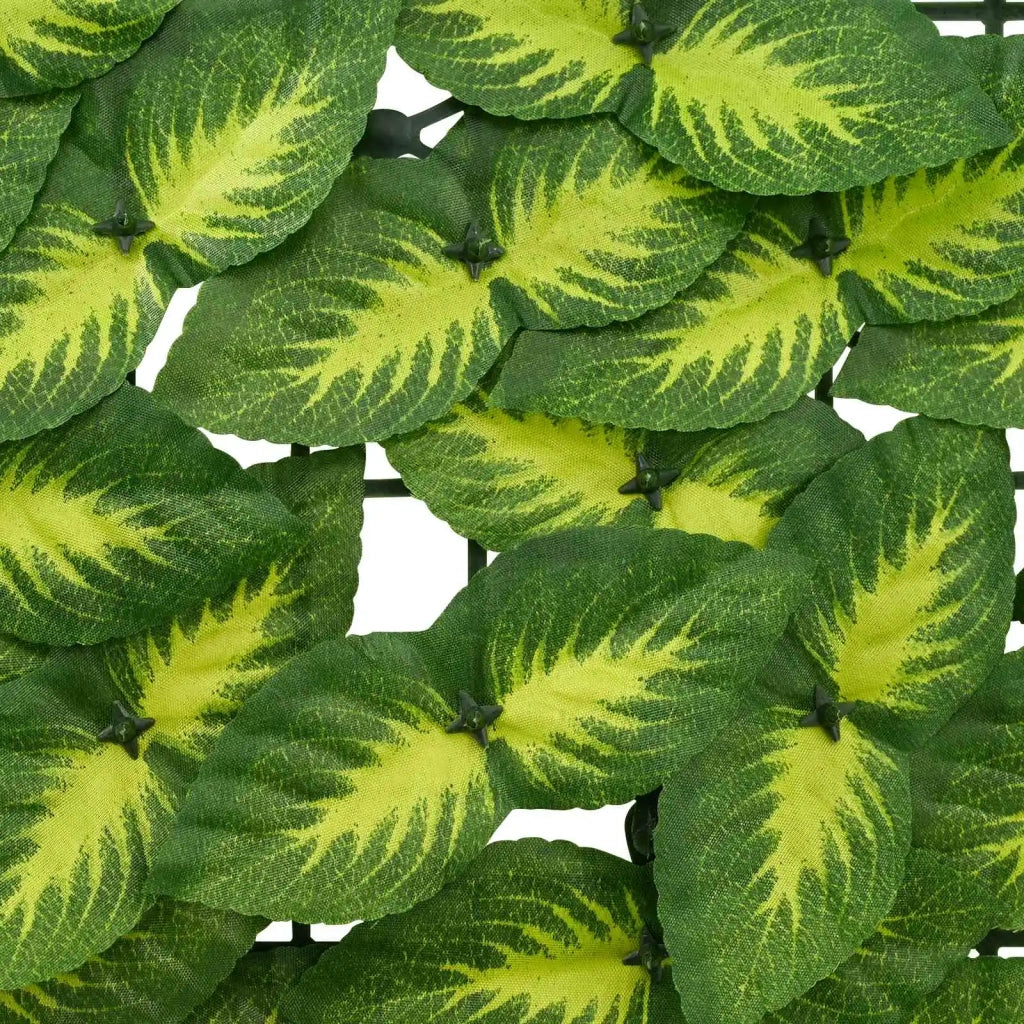 Schermo per balcone con foglie Verde e Giallo 600 x 75 cm 42040671
