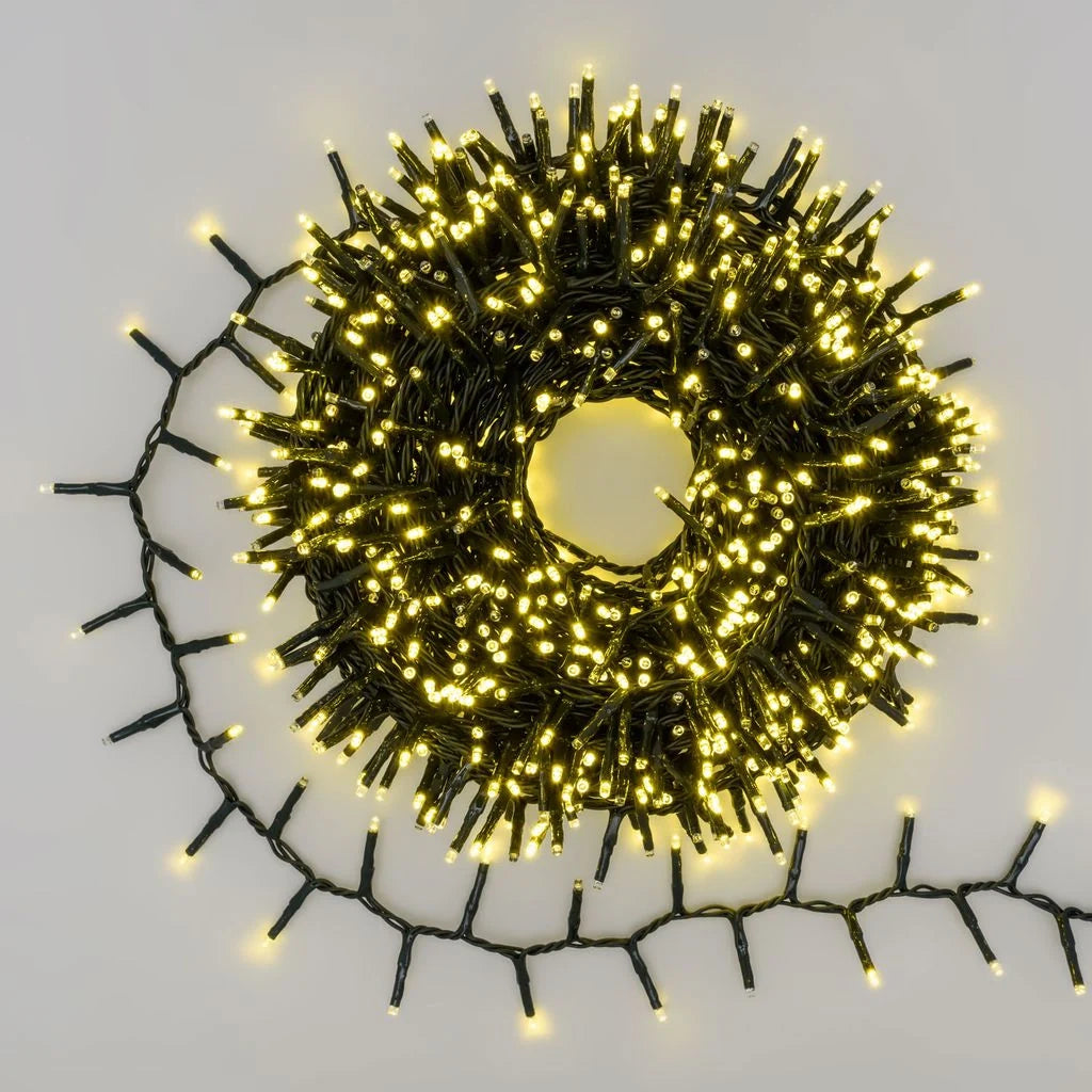 Catena Nastro di Luce 1000 miniled con Multiflash - bianco-caldo