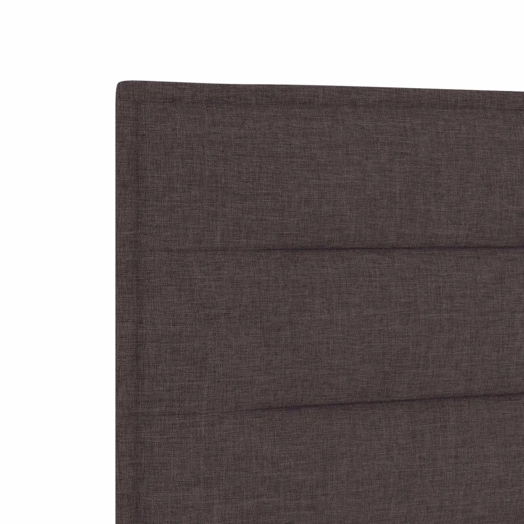 Letto con Box Spring, Materasso e LED Marrone Scuro 90 x 200 cm 3451850