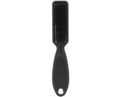 Spazzola per Barba Zoppa - Manico Antiscivolo - Spazzola a Fili Fini - Elastico - Per Uso Professionale/Personale - Barba a Spazzola