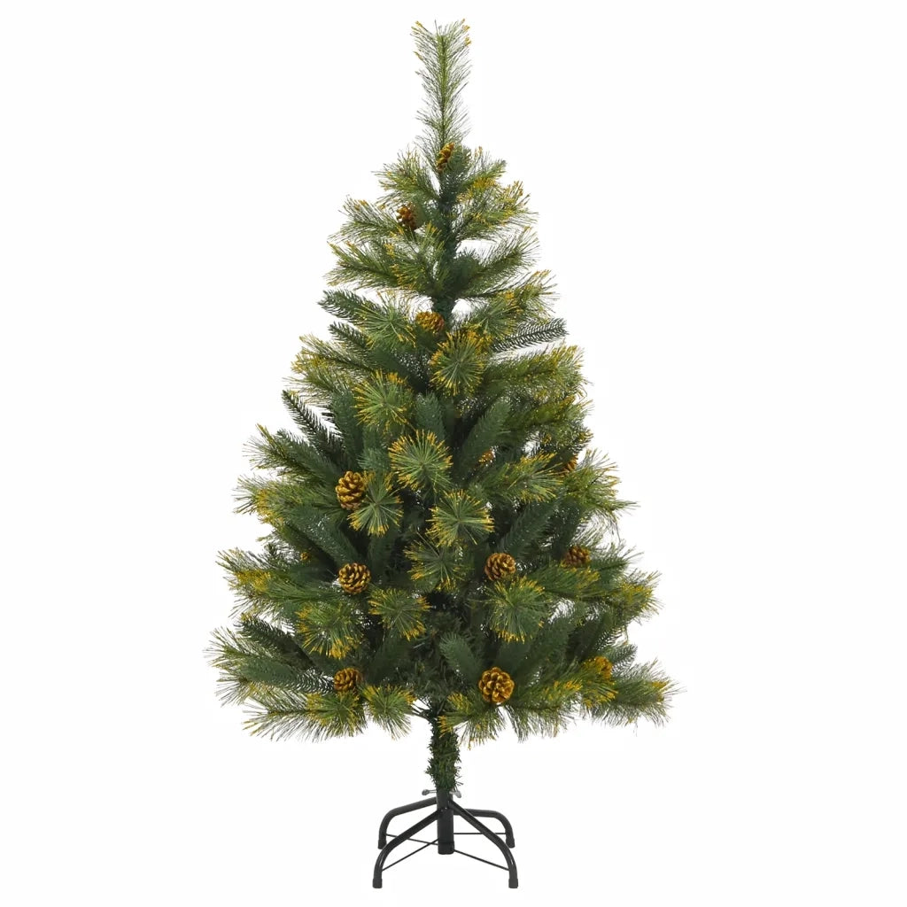 Albero di Natale Artificiale Incernierato con Pigne 120 cm 357700
