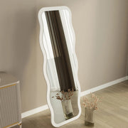 Bissone, Specchio Forma Rettangolare, 50x160h cm Bianco