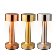 LAMPADA DA TAVOLO LED USB D.9XH21CM 3COLORI ASS.