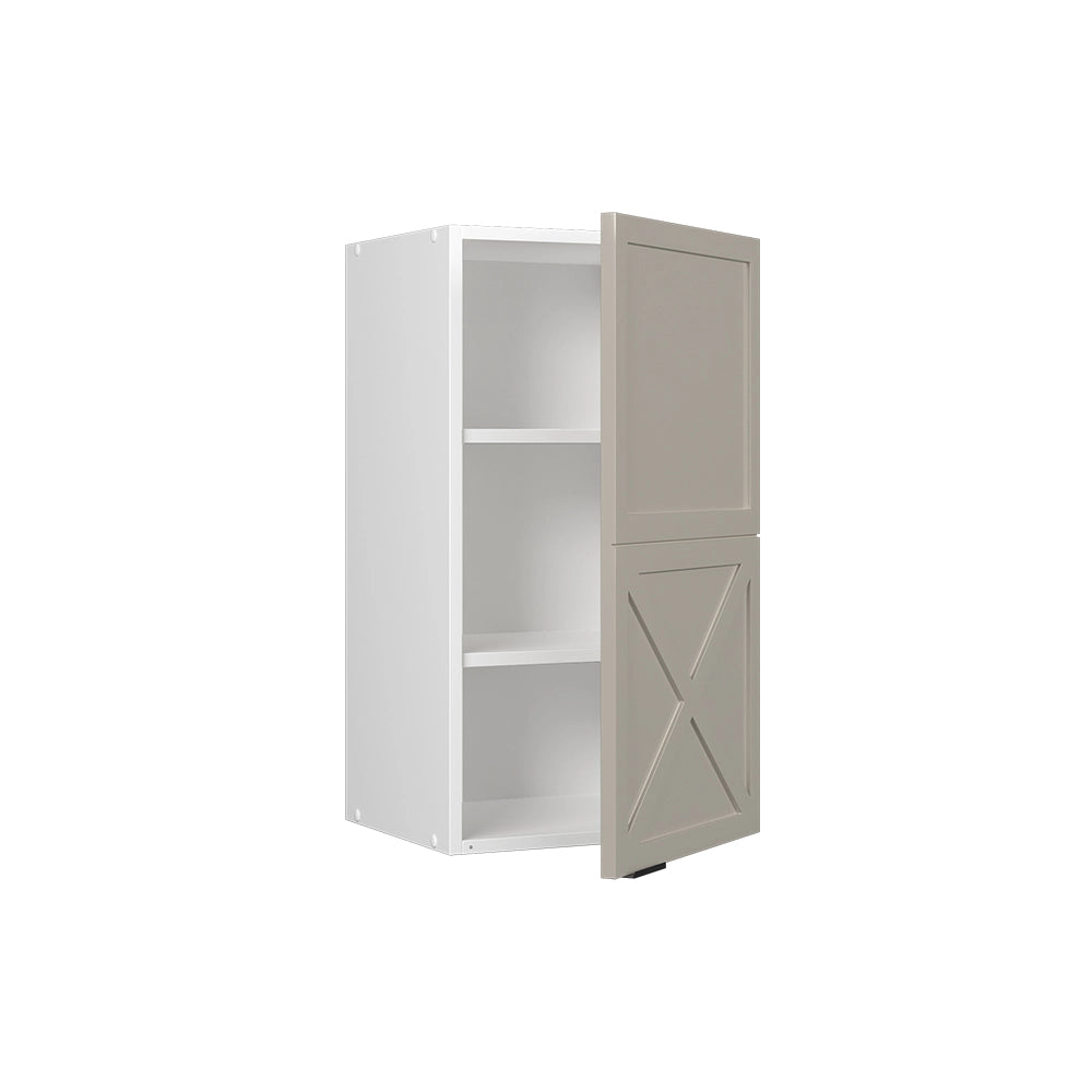 Pensile da cucina Fame-Line GrigioBeige/Bianco 40 cm Vicco