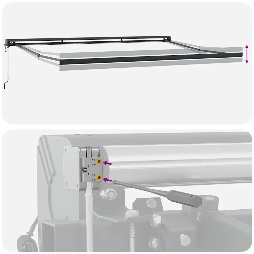 Tenda da Sole Multicolore 400 x 300 x 165 cm 3330588
