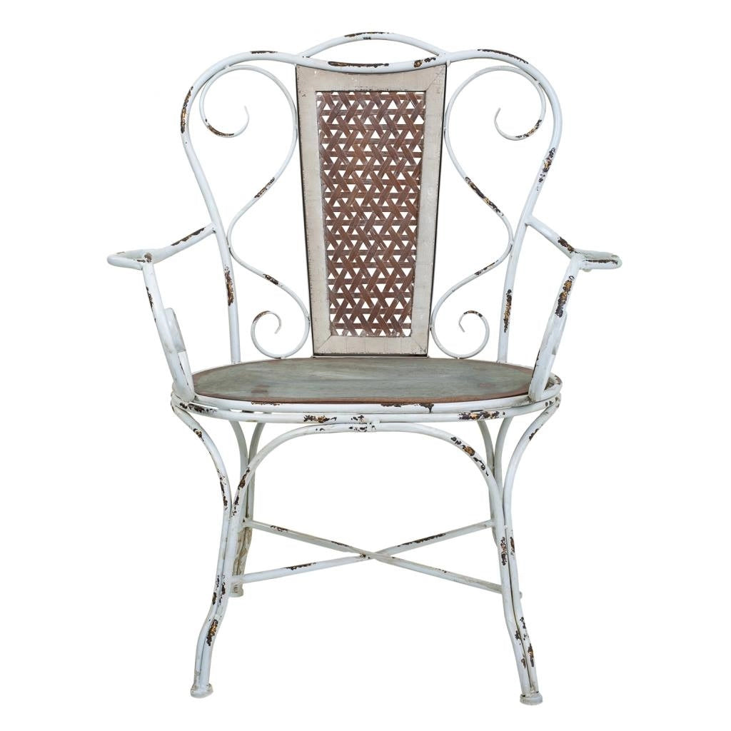 Poltrona in metallo 75,5x59x95h cm