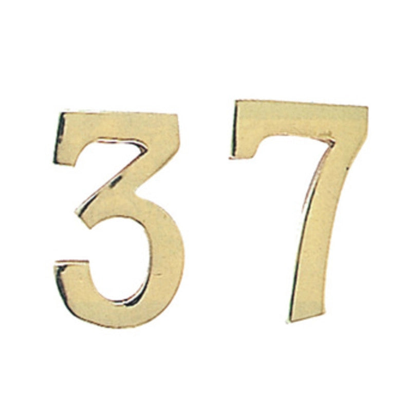 BL NUMERO CIVICO 6 IN OTTONE 100 MM