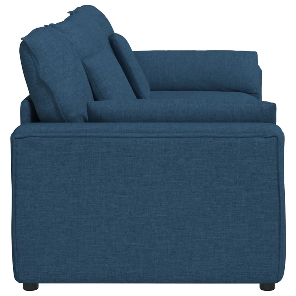 Divano Modulare con Cuscini Blu 3321124