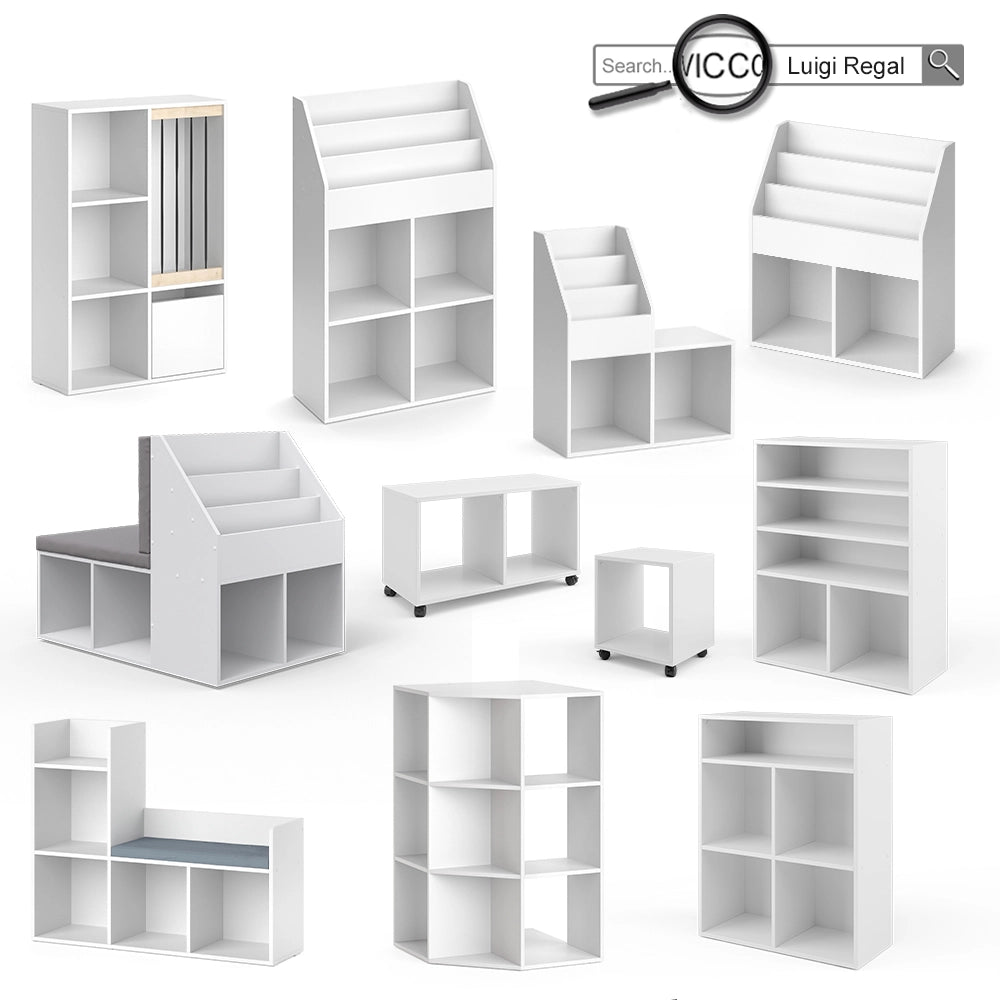 Vicco Libreria Bianco 72 x 79 cm