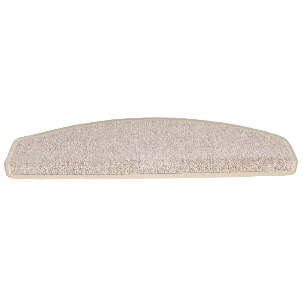 Tappetini per scale 10 pz 65x24x4 cm tortora semicircolari grandi 149763