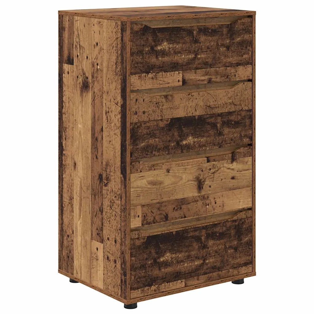 Armadi di Stoccaggio 2 pcs Legno vecchio 60 x 48 x 105 cm