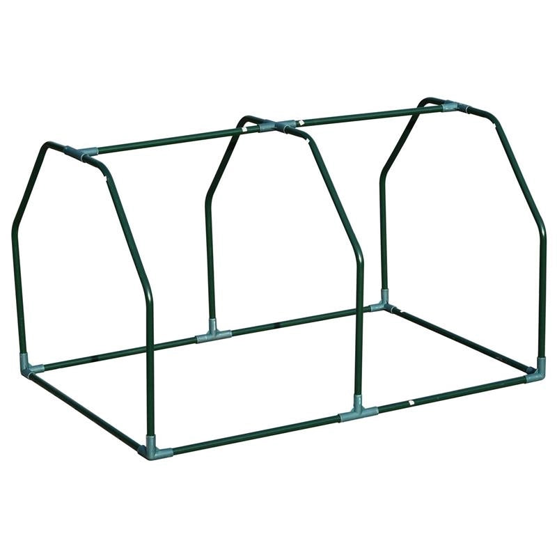 MINI SERRA DA GIARDINO E BALCONE IN PLASTICA PE E ACCIAIO CON CHIUSURA A ZIP, 99X71X60 CM