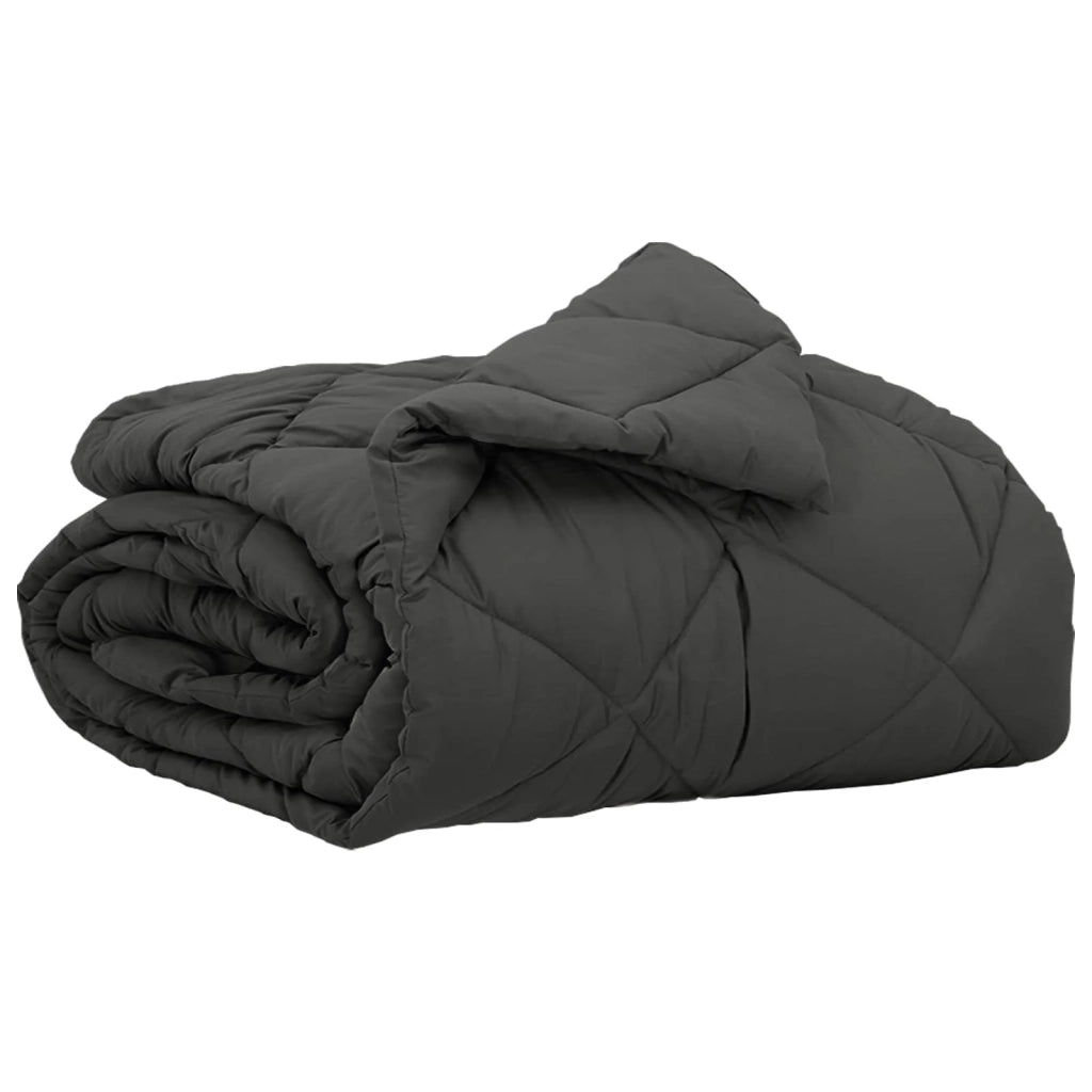 Duvet Estivo Antracite 200 x 155 cm Microfibra 42025406