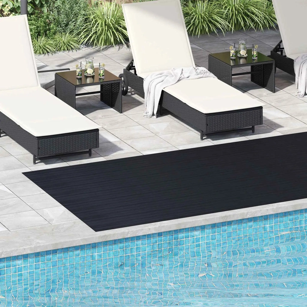 Tappeto per pavimento Nero 1,5 x 4 m Gomma 42046731