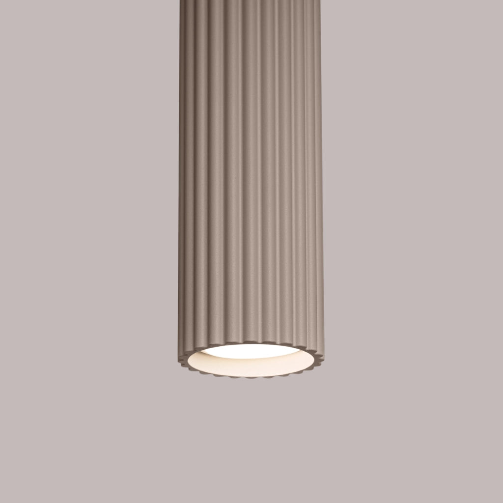 Lampada a sospensione KARBON 1 taupe