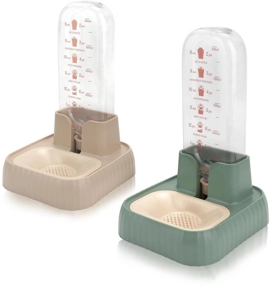 Dispensatore automatico per animali domestici, 500 ml, 2-pack