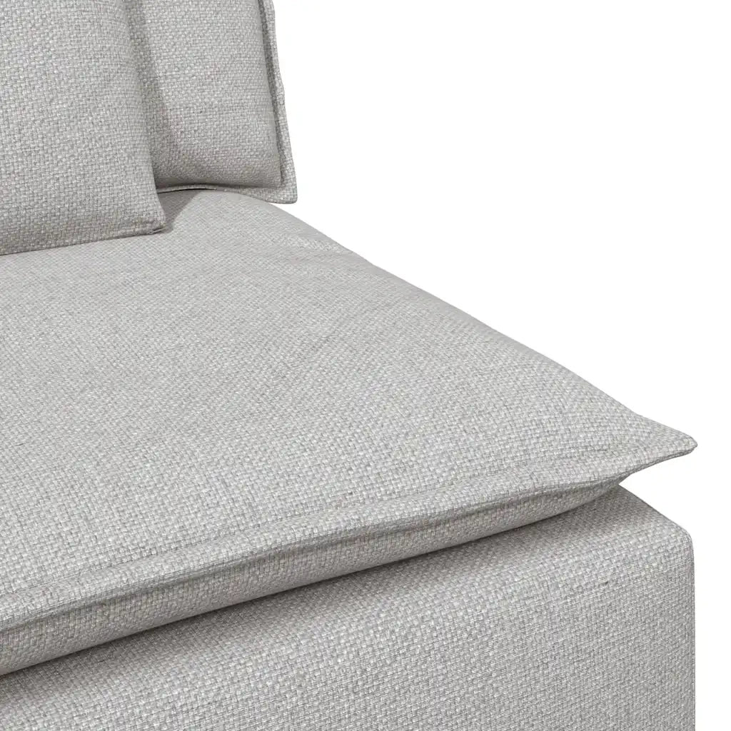 Modulo Terminale Bracciolo Divano Modulare con Cuscini 100 cm 4104396