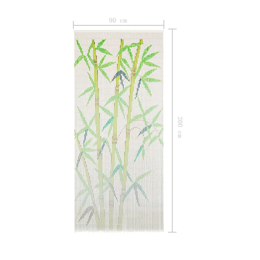 Tenda Antimosche per Porte in Bambù 90x200 cm 45735