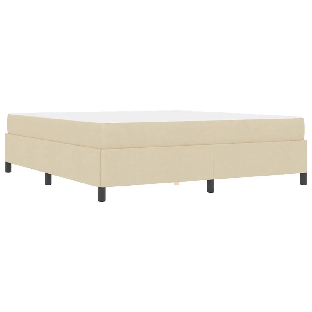 Letto a molle Crema 180 x 200 cm Tessuto 3398883