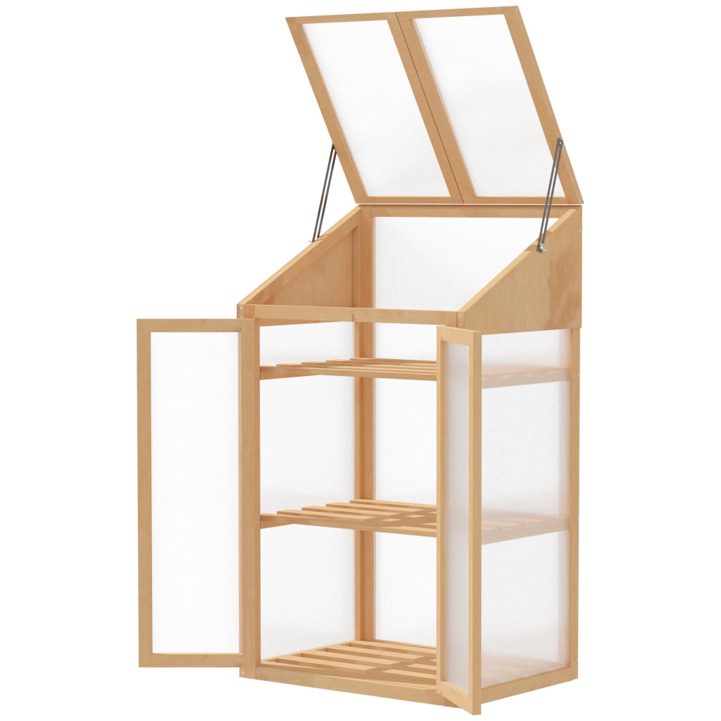 Serra da giardino ¨C Minimal ¨C marrone, legno, 70x50x120 cm