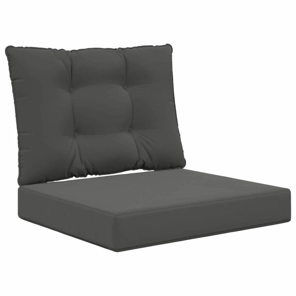 Cuscino per divano da esterno 2 pcs Antracite Poliestere 900778