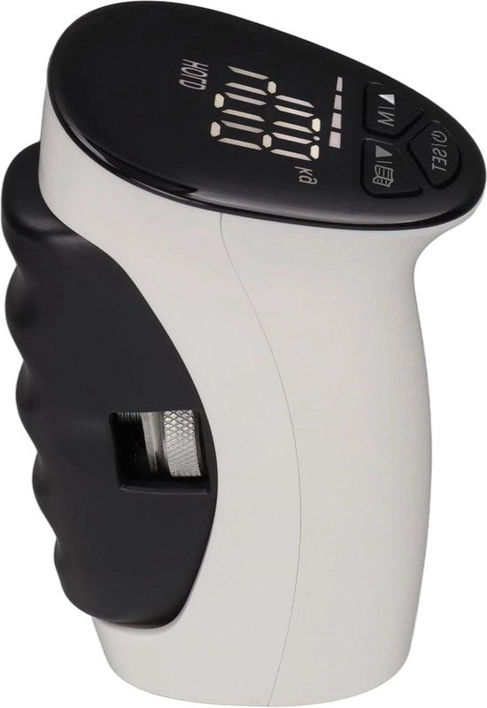 Dinamometro elettronico con display LED - Precisione - Distanza di presa regolabile - Dinamometro digitale per la misura della forza di presa - Allenatore di forza di presa con 2 esercizi di abilitazione della presa.
