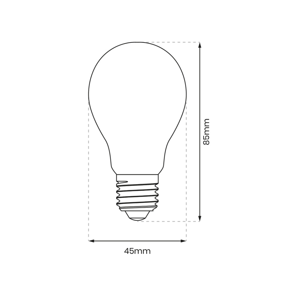 Lampadina LED Filament 1W E27 2700K 59lm Eko-Light