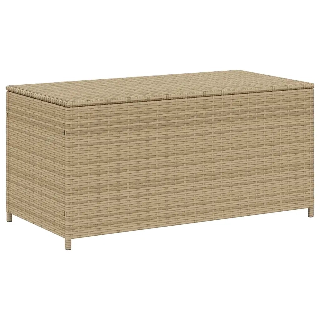Contenitore da Giardino Beige Misto 190L in Polyrattan CFW7141299