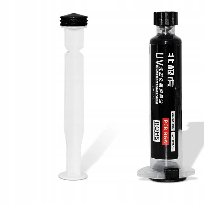 Set Soldermaska UV 10ml con Tappo – Colori Bianco, Nero, Rosso, Verde, Arancione, Blu | Protezione PCB