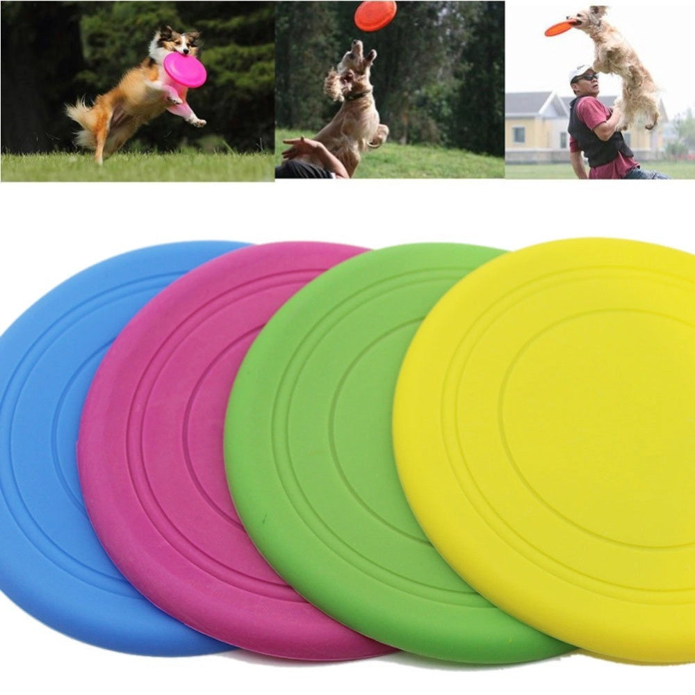 Trade Shop - Frisbee Frisbi Gioco Per Cani Gioco Cani Per Spiaggia Campagna Colorato 20 Cm -