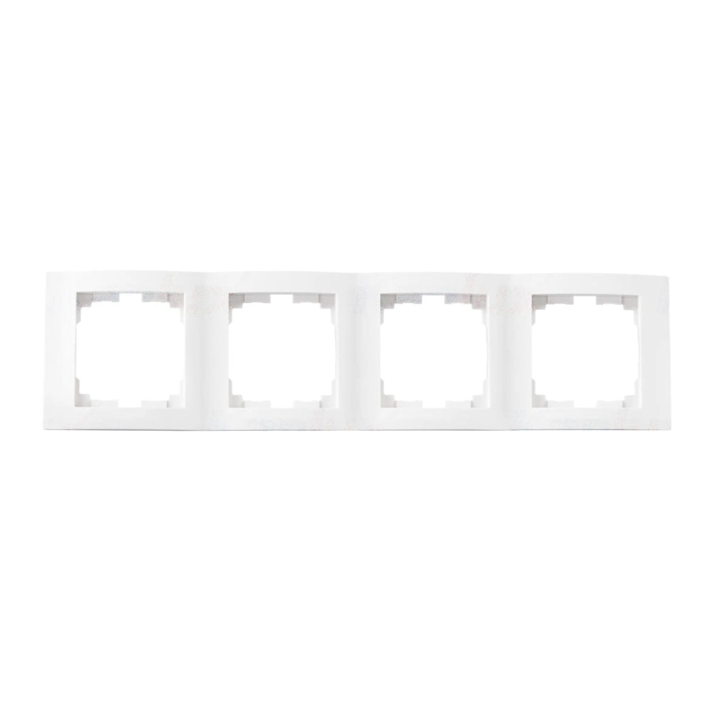 Cornice quadrupla verticale LOGI bianca Kanlux 25124