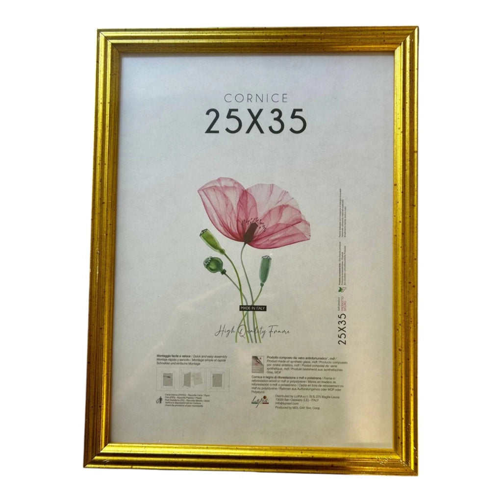 CORNICE LEGNO BLITZ ORO 25X35