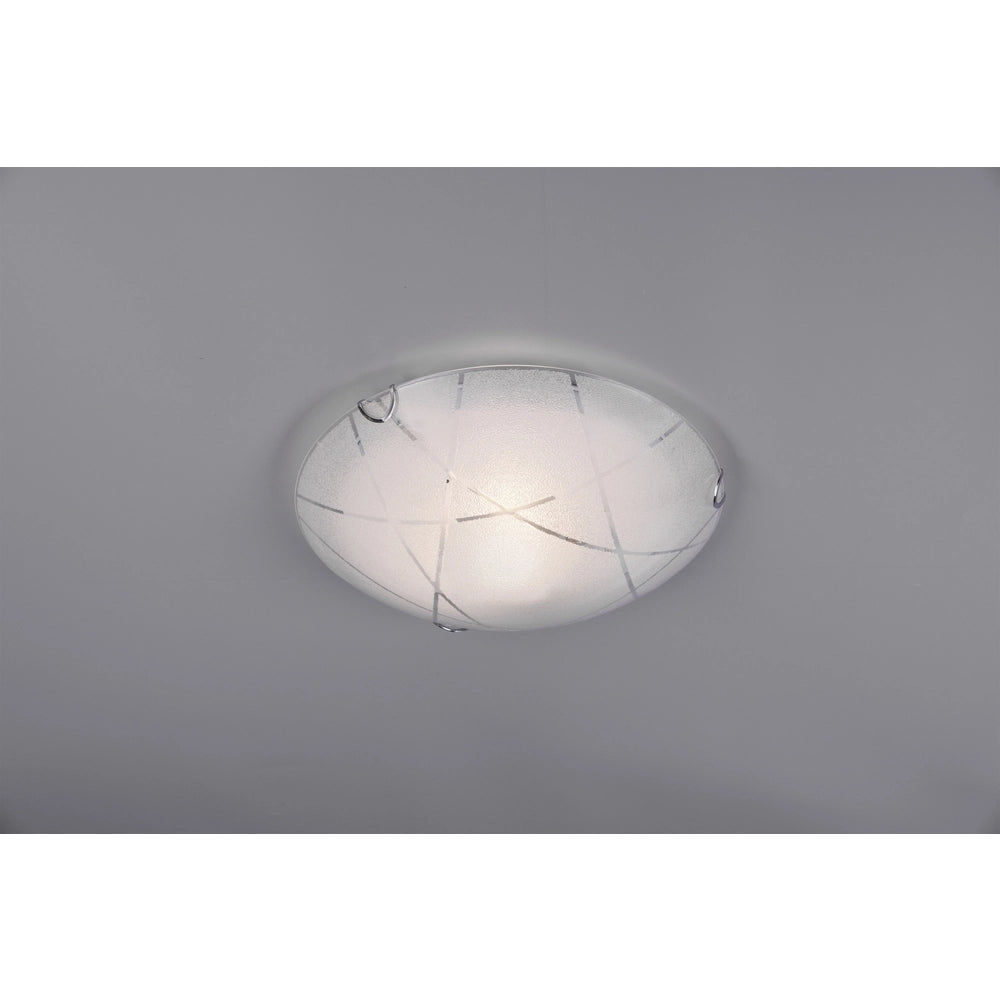 PLAFONIERA SANDRINA D.30CM E27 GRANIGLIA