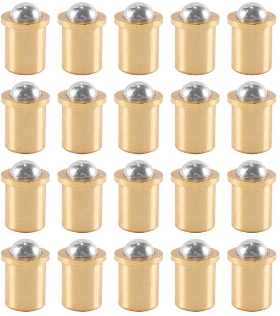 Set di viti a sfera in ottone con 20 pezzi per serrature nascoste