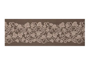 Tappeto Passatoia Tessuto Jacquard Linea Emozioni Disegno Amour Fango - 57x320 - Fango