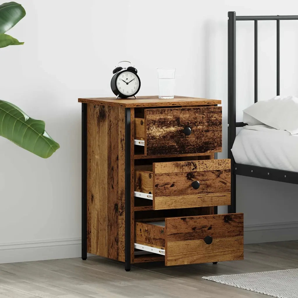 Armadio da Notte con cassetto Marrone 40 x 36 x 60 cm 871257