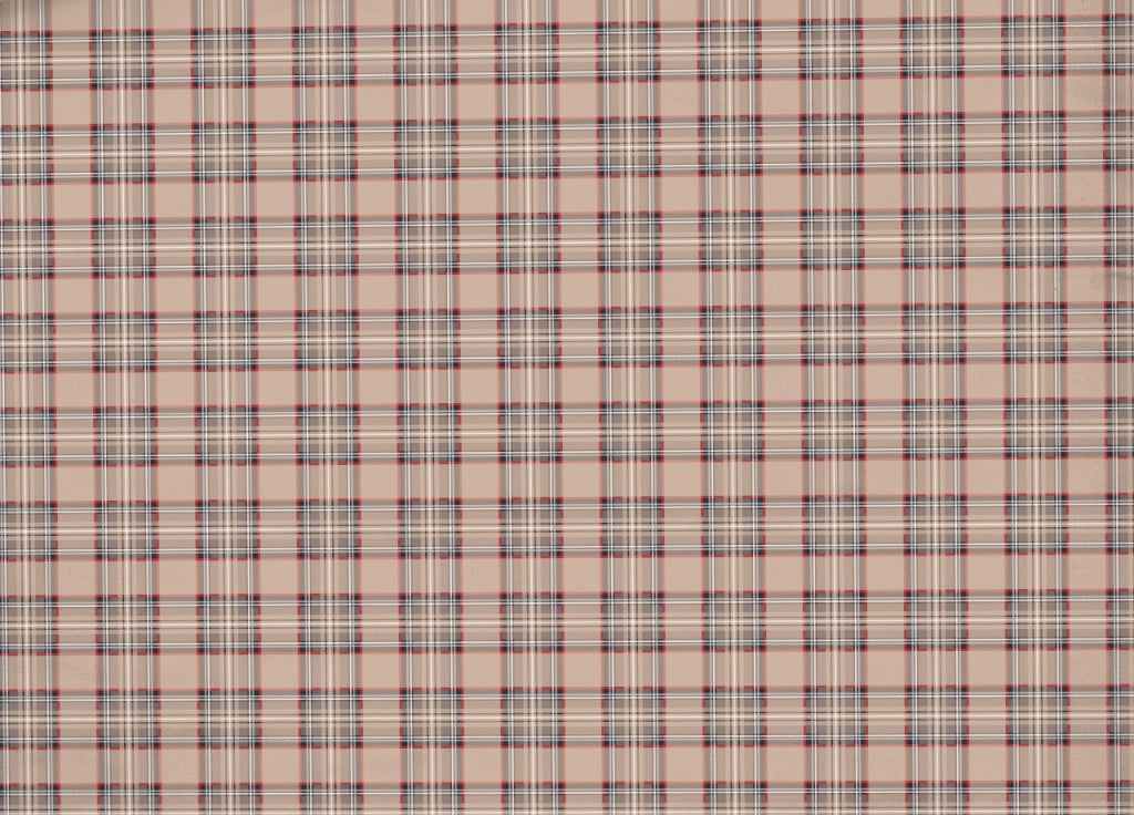 Copripiumino Sacco Piumone Pensieri Delicati 100% Cotone Orsetto Tartan - Matrimoniale - Beige