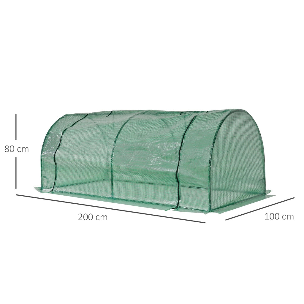 Serra da giardino ¨C Minimal ¨C 200x100x80 cm verde