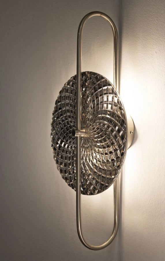LAMPADA DA MURO SILVERY CM 28X15X54