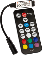 Controller LED RGB RF 18 tasti nero IdeaLED