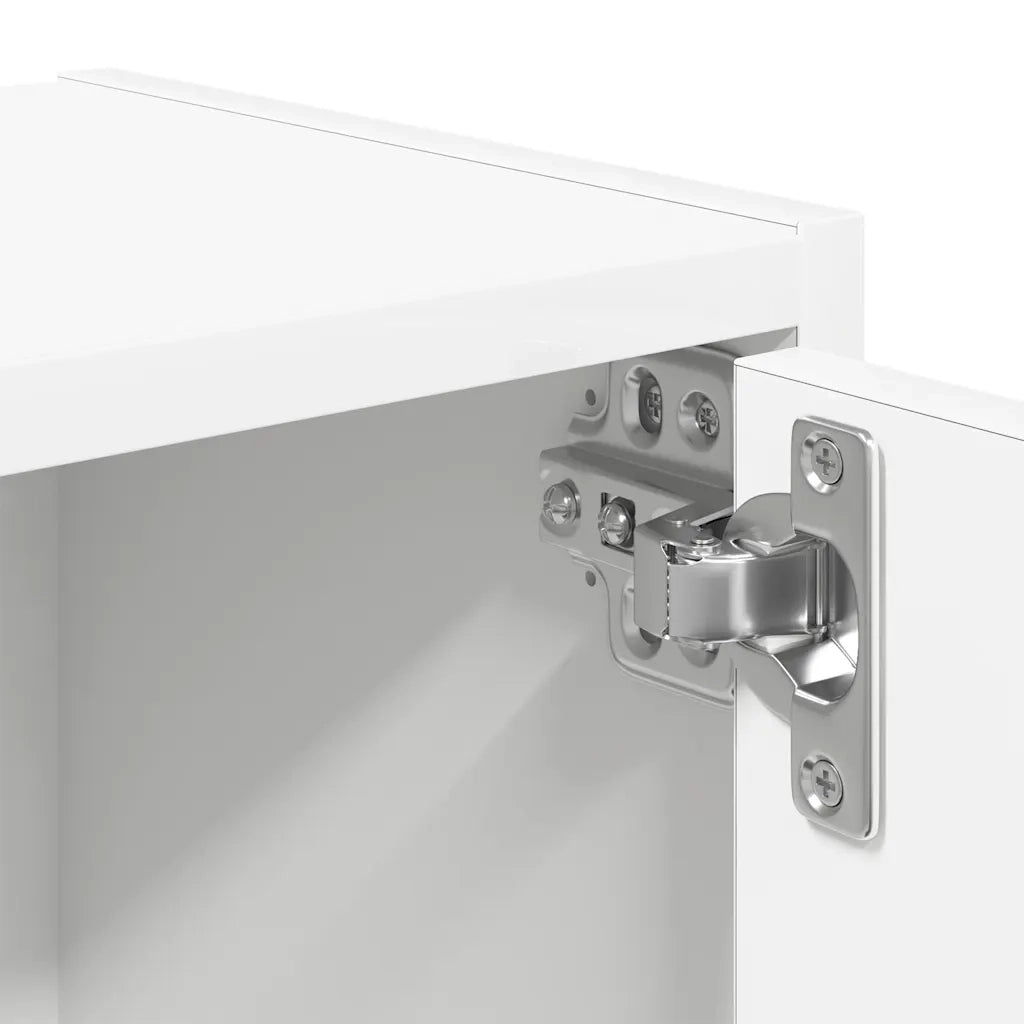 Libreria Bianca 40x24x77 cm in Legno Multistrato 860364