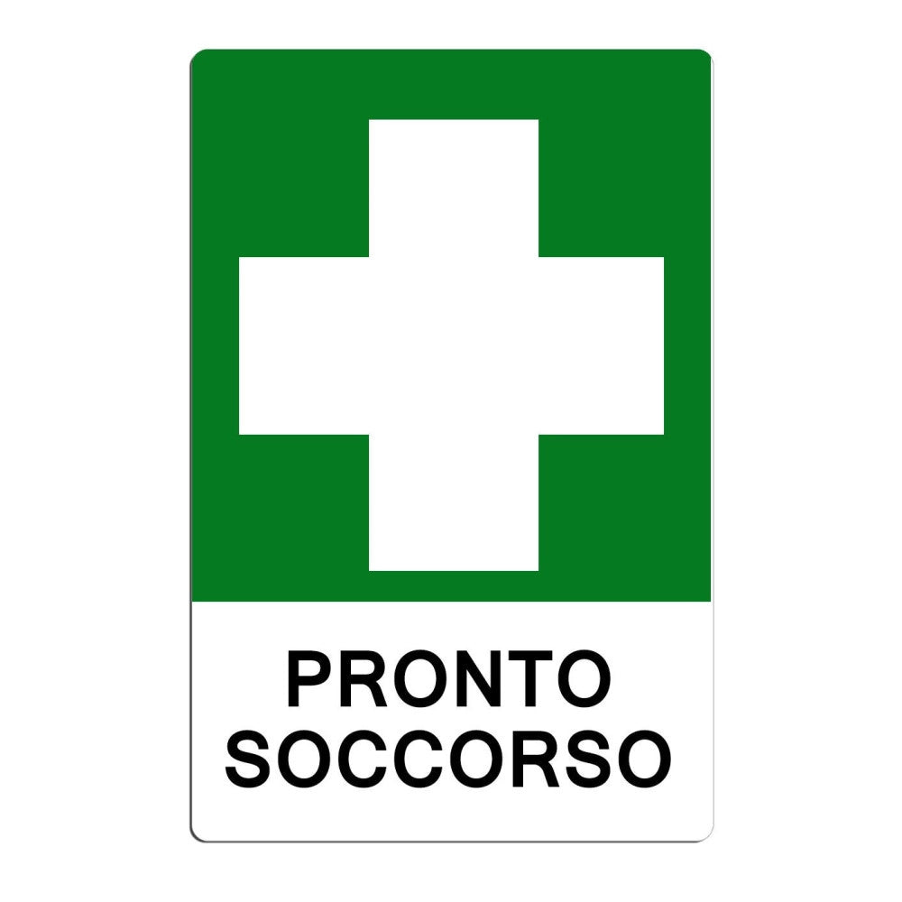 Trade Shop - Cartello Cassetta Pronto Soccorso Segnaletica Direzionale Sicurezza Avvertimento -