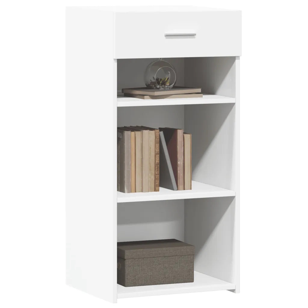 Credenza | Madia | Buffet da pranzo | Armadio da pranzo Bianca 45x42,5x93 cm in Legno Multistrato