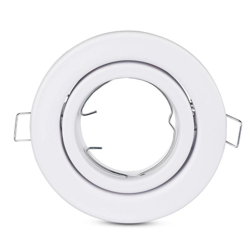GU10 HOUSING rotondo mobile bianco