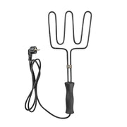 Accendibarbecue Elettrico 800W con Supporto Metallico Nero Nedis