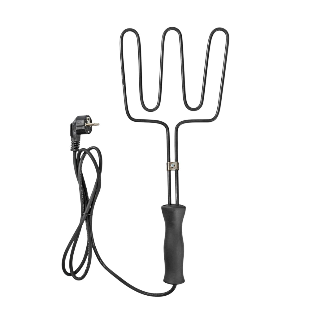 Accendibarbecue Elettrico 800W con Supporto Metallico Nero Nedis