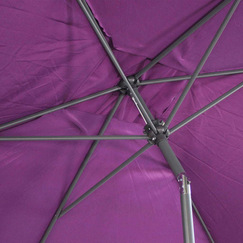 Ombrellone rettangolare, 2x3m, viola