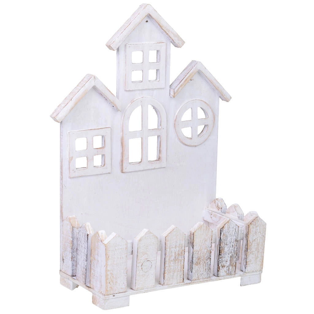 Portavaso in legno 32x17x44h cm